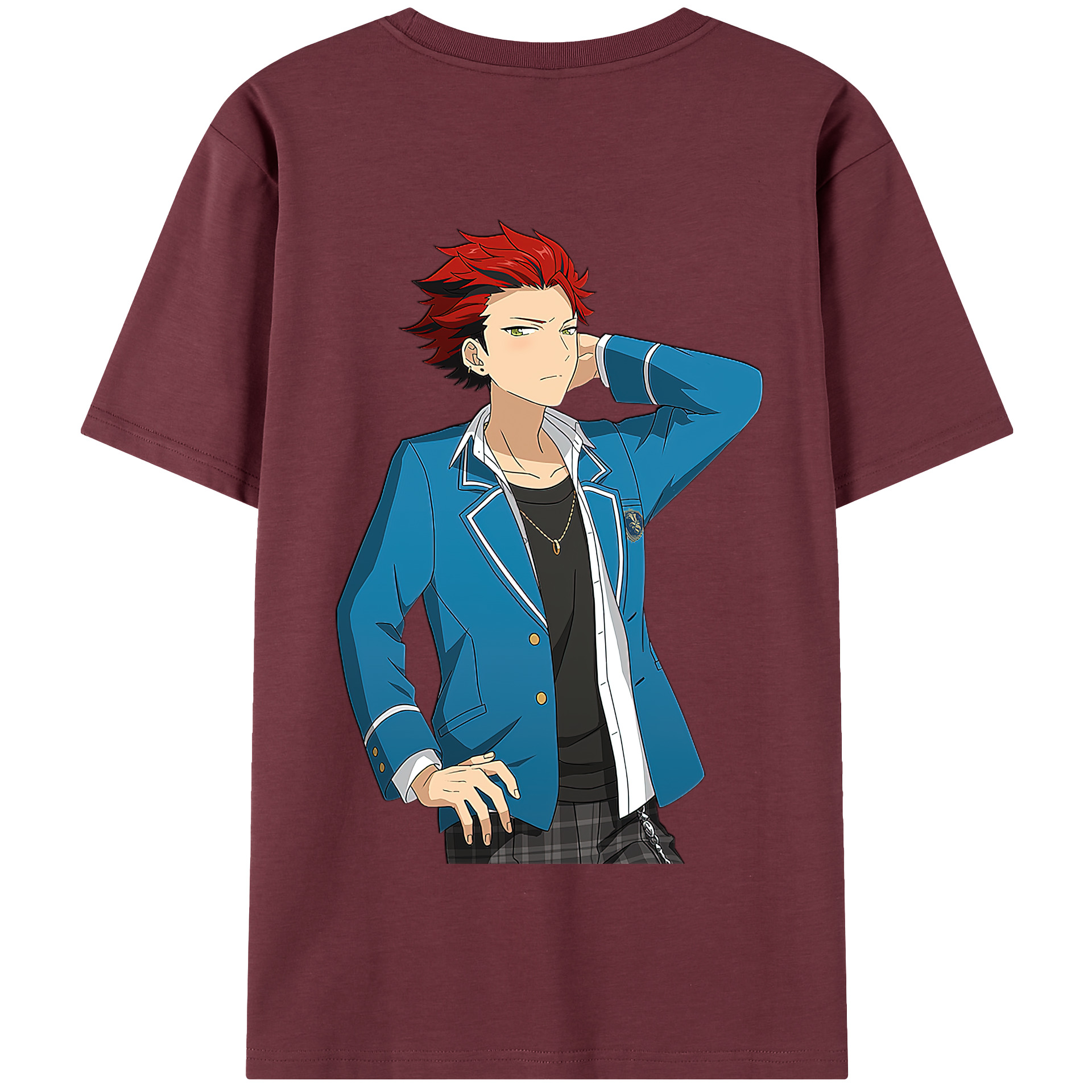 （画像用） あんさんぶるスターズ! Ensemble Stars 綿100％半袖Tシャツ（背面プリント）
